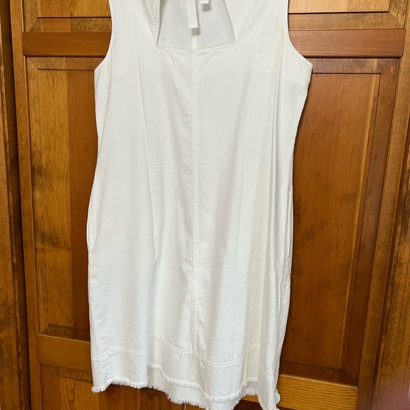 NWT JJill white denim sleeveless 1X women’s dress. - Picture 7 of 7